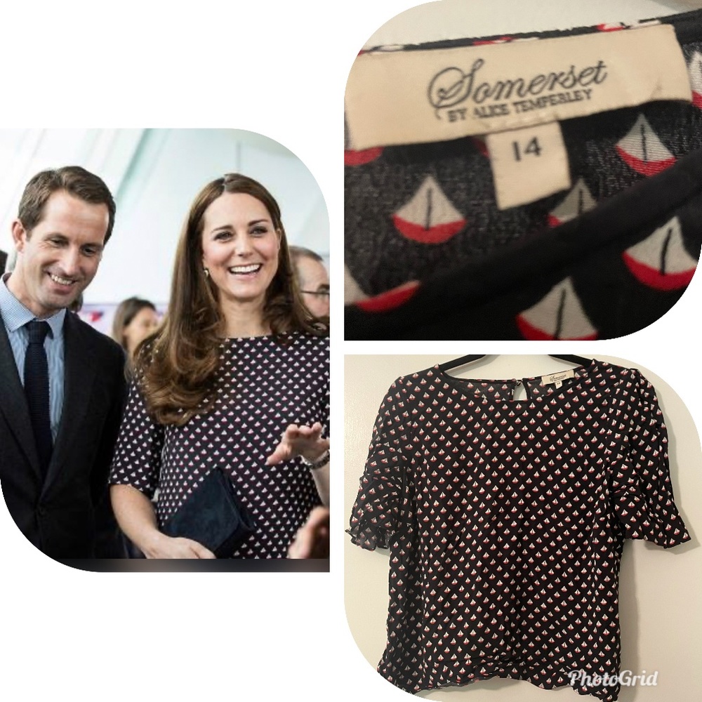 Temperley sailboat top - Kate Middleton style!